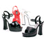 Platform Ankle Strap Spool High Heels Ellie 557/LEA