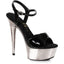 6" HEEL POINTED STILETTO SANDAL Ellie 609/CHRISTY/BLK