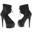 Croc Skin Platform Ankle Strap High Heels Ellie 609/VIPER