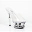 Disco Ball Platform Stiletto Clear Mules Ellie 629/VANITY