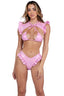 Metallic Iridescent Bikini Top Roma 6450