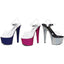 7" STILETTO W/ PLATFORM Ellie 709/MERMAID/SLV