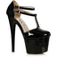 7" Heel Closed Toe Platform With T-Strap Ellie 709/VENUS