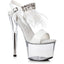 7 Feather And Rhinestone Sandal Ellie 709/ZAHRA/WHT
