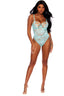 Lace Slip On Teddy With Underwire Cups, Strappy Front Detail, Adjustable Straps And Hook And Eye Back Closure Elegant Moments 77178