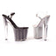 Glitter Platforms Ankle Strap Sandals Ellie 821/GLITTER