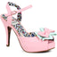 4" Peep Toe Boe Detail Pump Ellie BP412/VIXEN/PNK