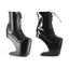 Leopard Sole Full Lace Up Ankle Booties Ellie BP579/MATHER
