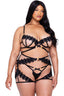 Ebony Rose 3-Piece Chaps Set Roma LI647Q