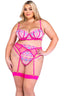 Sultry Siren 3-Piece Garter Bra Set Roma LI695Q