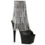 7" Heel, 2 3/4" Pf Open Toe/heel Ankle Boot, Side Zip Pleaser Pleaser ADORE/1024RSF