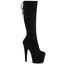 7" Heel, 2" PF Stretch Pull-On Knee Boot Pleaser Pleaser ADORE/2008