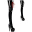 7" Heel, 2 3/4" Pf Stretch Crotch Boot, 1/2 Inner Side Zip Pleaser Pleaser ADORE/4001WR