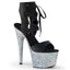 7" Heel, 2 3/4" PF Front Lace-up Sandal Pleaser Pleaser ADORE/700/14LG
