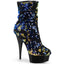 6" Heel, 1 3/4" Pf Slouch Ankle Boot, Side Zip Pleaser Pleaser DELIGHT/1004