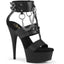 6" Heel, 1 3/4" Pf 3 Band T-Strap Ankle Strap Sandal Pleaser Pleaser DELIGHT/661