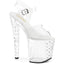 8" Heel, 3 3/4" Pf Ankle Strap Sandal W/Rs On Pf Bottom Pleaser Pleaser ENCHANT/708RS
