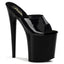 Sexy Platform Stiletto Peep Toe Slide Mules High Heels Shoes Pleaser Pleaser FLAMINGO/801