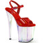 8" Heel, 4" Holo Tinted Pf Ankle Strap Sandal Pleaser Pleaser FLAMINGO/809HT