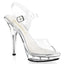 5" Heel, 3/4" PF Ankle Strap Sandal Pleaser Fabulicious LIP/108