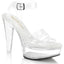5" Heel, 1 3/4" Pf Wrap Around Ankle Strap Sandal Pleaser Fabulicious MARTINI/505