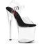 8" Heel, 4" Pf Comfort Width Ankle Strap Sandal Pleaser Pleaser NAUGHTY/808