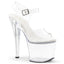 7" Heel, 3 1/4" PF Ankle Strap Sandal Pleaser Pleaser RADIANT/708