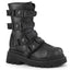 2" Tiered PF Strappy Calf High Boot, Center Front Zip Pleaser Demonia RENEGADE/55