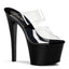 Dual Strap Slide Mule Platform Stiletto Stripper High Heels Shoes Pleaser Pleaser SKY/302