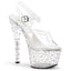 Multi Size Rhinestone Platform Stiletto Sandals High Heels Shoes Pleaser Pleaser STARDANCE/708