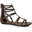 0 Gladiator Flat Sandal. Ellie 015/ATHENA/BRNZ