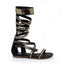 Sequin Straps Mid Calf Gladiator Sandals Ellie 015/ISIS