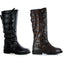 Full Lace Up Mid Calf Knee High Boots Ellie 125/REN