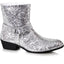1.5 Glitter Calf Boot. (Mens Sizes) Ellie 129/FEVER/SLVG