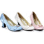 Ivory 25" Heel Satin Shoe Shoes Heels Ellie Halloween Sexy Ellie 254/EDITH/IVRY
