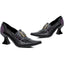 Black Pu 3" Heel Witch Shoe Shoes Heels Ellie Halloween Sexy Ellie 301/QUAKE/BLKP