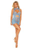 Blue Babydoll And G-String Elegant Moments 44102X