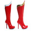 Superhero Knee High Stiletto Heel Boots Ellie 517/COMET