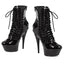 Platform Corset Lace High Heel Ankle Boots Ellie 609/MILLA