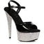 6 RHONESTONE PLATFORM SANDAL Ellie 609/MAXINE/BLK
