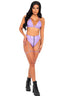 High-Waisted Vinyl Zip-Up Shorts With Attached Chain Garters. Roma 6118