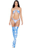 Cloud Print Thong Back Roma 6299
