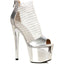 7 Fishnet Rhinestone Ankle Bootie Ellie 709/ADRIANA