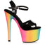 7 Stiletto With Rainbow Glitter Platform Ellie ELLIE 709/CANDY