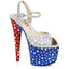 7 Patriotic Star Sandal Ellie ELLIE 709/PATRIOT