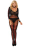 Long Sleeve Bodystocking Elegant Moments 82184Q