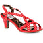 2 Peep Toe Sling Back Sandal Ellie BP250/GRACIE/RED