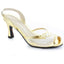 3" Clear Peep Toe Sling Back Ellie BP304/BARNETT/GLD