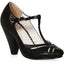 4 Cone Heel Closed Toe T-Strap Shoe Ellie Bettie Page BP403/HARLEY