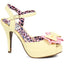 4" Peep Toe Boe Detail Pump Ellie BP412/VIXEN/YELL